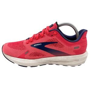 Brooks Launch 9 Running Shoes Womens Size 9 Pink‎ Navy Speed Neutral Athletic